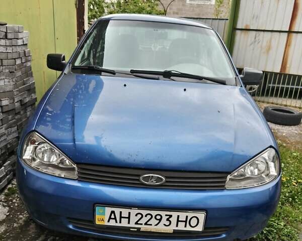 Синий ВАЗ Калина, объемом двигателя 1.6 л и пробегом 210 тыс. км за 2000 $, фото 1 на Automoto.ua