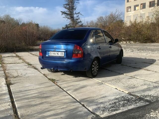 Синий ВАЗ Калина, объемом двигателя 1.6 л и пробегом 205 тыс. км за 1750 $, фото 2 на Automoto.ua