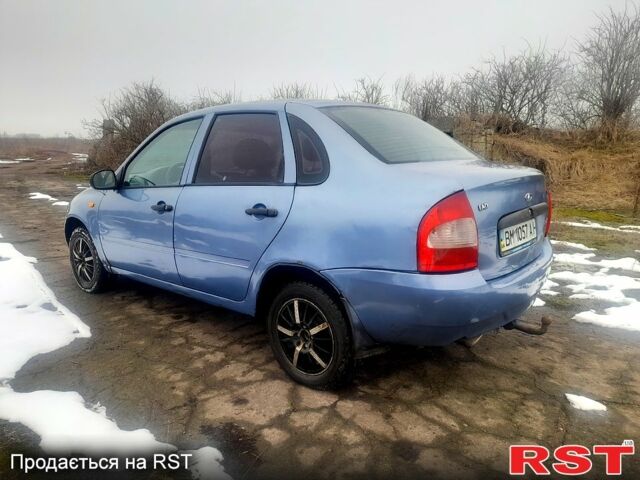 Синий ВАЗ Kalina, объемом двигателя 16 л и пробегом 257 тыс. км за 1600 $, фото 8 на Automoto.ua