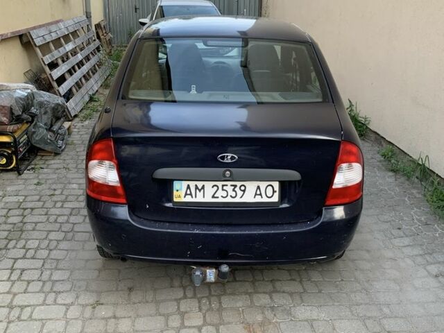 Синий ВАЗ Калина, объемом двигателя 1.6 л и пробегом 267 тыс. км за 1500 $, фото 1 на Automoto.ua