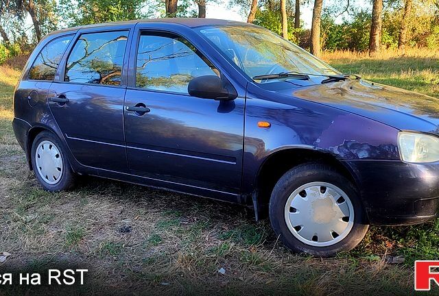 Синий ВАЗ Kalina, объемом двигателя 1.6 л и пробегом 115 тыс. км за 2100 $, фото 3 на Automoto.ua