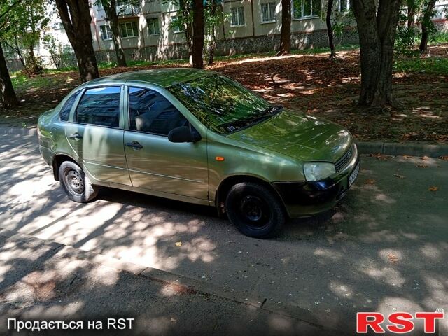 Зеленый ВАЗ Kalina, объемом двигателя 1.4 л и пробегом 201 тыс. км за 1500 $, фото 3 на Automoto.ua