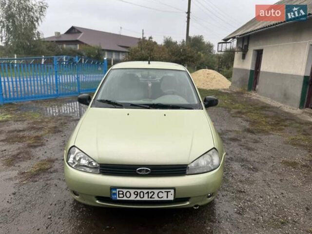 Зеленый ВАЗ Калина, объемом двигателя 1.6 л и пробегом 153 тыс. км за 1600 $, фото 1 на Automoto.ua