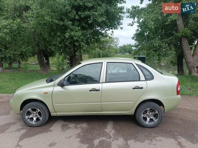 Зеленый ВАЗ Калина, объемом двигателя 1.6 л и пробегом 185 тыс. км за 1400 $, фото 13 на Automoto.ua