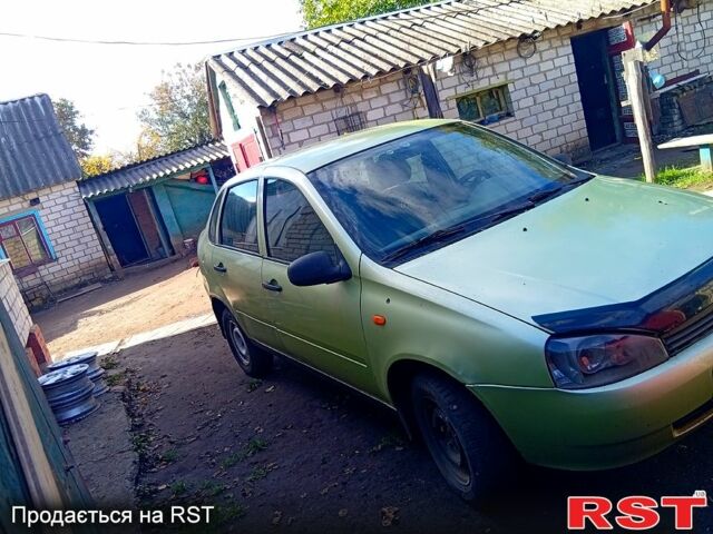 Зелений ВАЗ Kalina, об'ємом двигуна 1.5 л та пробігом 221 тис. км за 1400 $, фото 1 на Automoto.ua