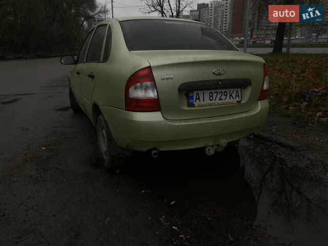 Зеленый ВАЗ Калина, объемом двигателя 1.6 л и пробегом 186 тыс. км за 850 $, фото 1 на Automoto.ua