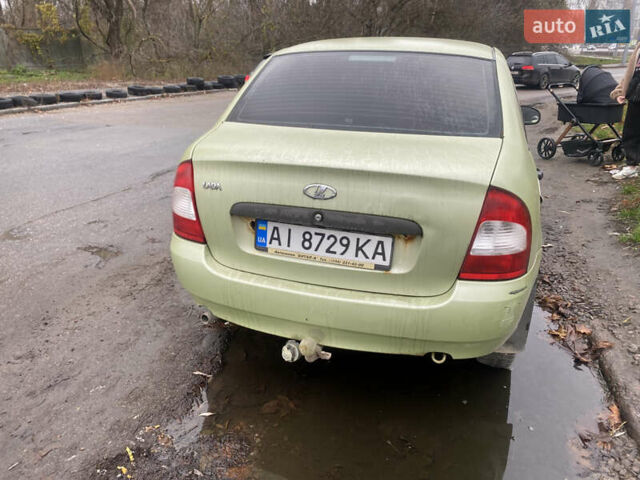 Зеленый ВАЗ Калина, объемом двигателя 1.6 л и пробегом 186 тыс. км за 850 $, фото 3 на Automoto.ua