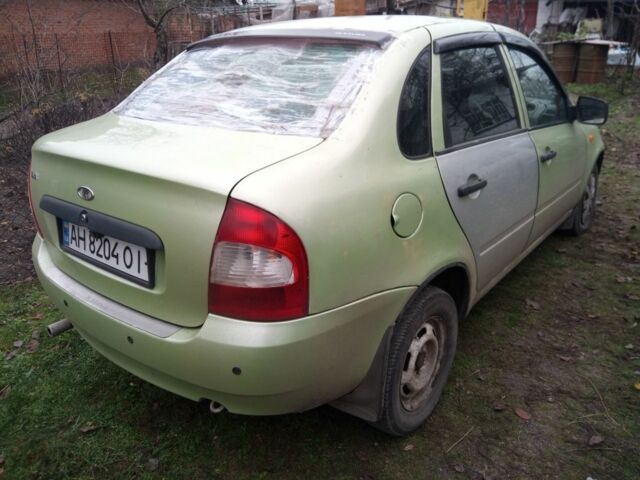 Зеленый ВАЗ Калина, объемом двигателя 1.6 л и пробегом 170 тыс. км за 1600 $, фото 10 на Automoto.ua