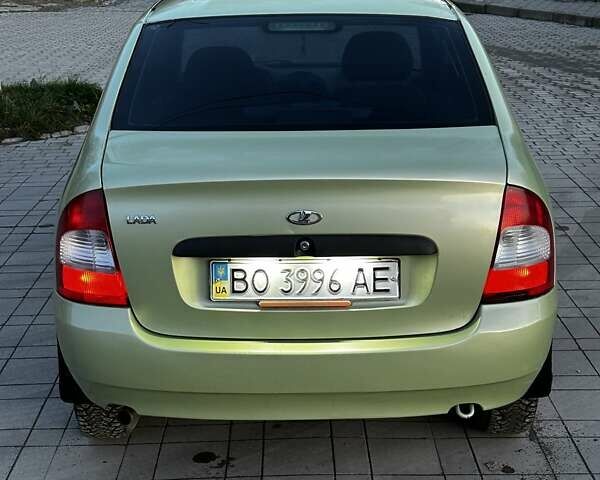 Зеленый ВАЗ Калина, объемом двигателя 1.6 л и пробегом 175 тыс. км за 1550 $, фото 6 на Automoto.ua