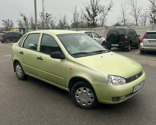 Зеленый ВАЗ Калина, объемом двигателя 1.6 л и пробегом 115 тыс. км за 1500 $, фото 1 на Automoto.ua