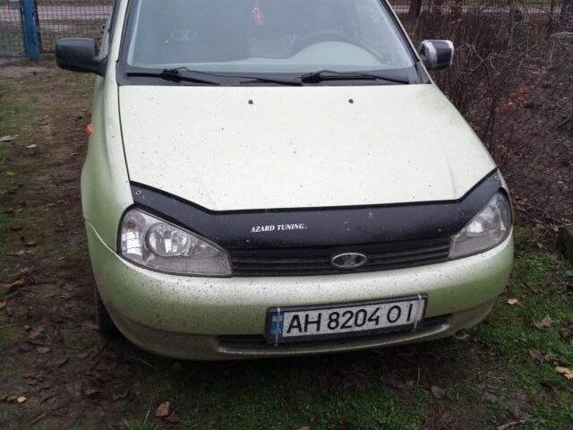 Зеленый ВАЗ Калина, объемом двигателя 1.6 л и пробегом 170 тыс. км за 1600 $, фото 12 на Automoto.ua