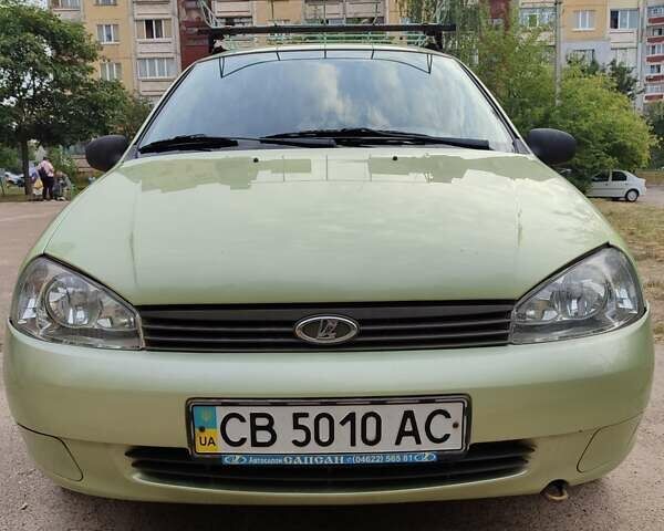 Зеленый ВАЗ Калина, объемом двигателя 1.6 л и пробегом 110 тыс. км за 2800 $, фото 1 на Automoto.ua