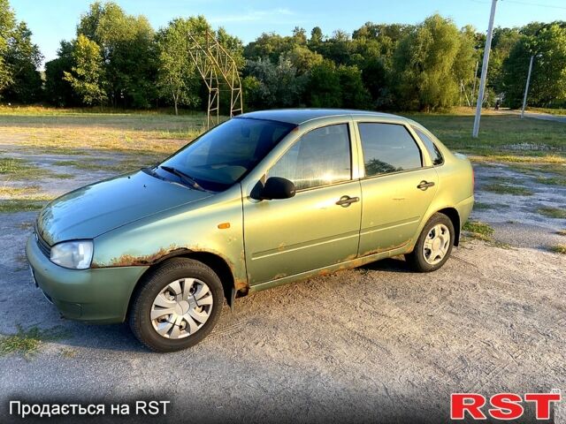 Зеленый ВАЗ Kalina, объемом двигателя 1.4 л и пробегом 360 тыс. км за 1050 $, фото 2 на Automoto.ua