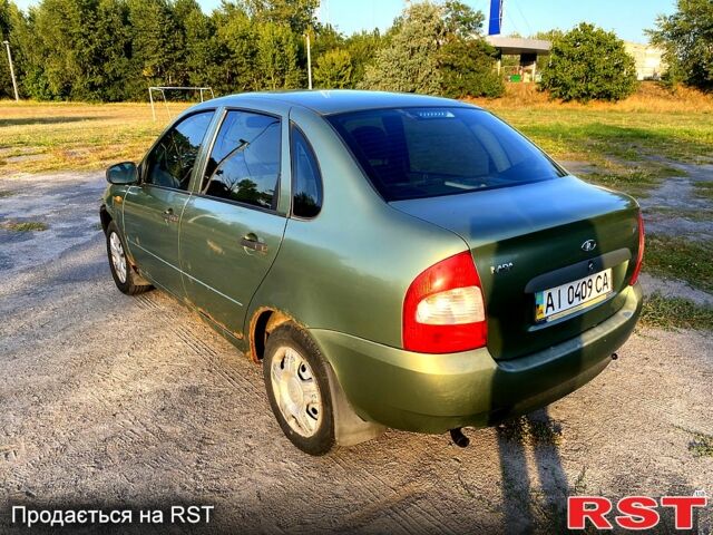 Зеленый ВАЗ Kalina, объемом двигателя 1.4 л и пробегом 360 тыс. км за 1050 $, фото 1 на Automoto.ua