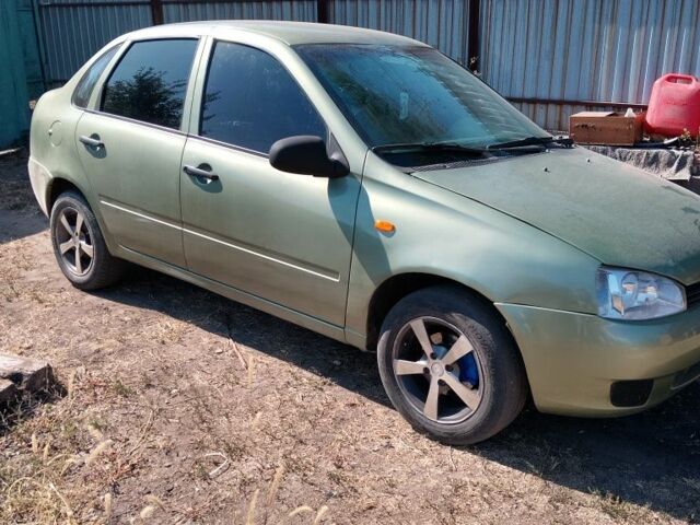 Зеленый ВАЗ Калина, объемом двигателя 1.6 л и пробегом 170 тыс. км за 1700 $, фото 4 на Automoto.ua