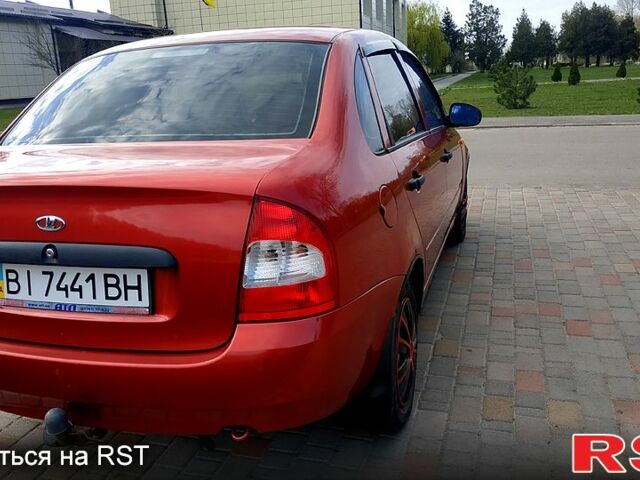 Красный ВАЗ Lada Kalina, объемом двигателя 1.6 л и пробегом 245 тыс. км за 2200 $, фото 5 на Automoto.ua