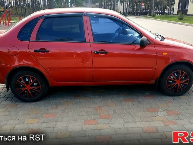 Красный ВАЗ Lada Kalina, объемом двигателя 1.6 л и пробегом 245 тыс. км за 2200 $, фото 1 на Automoto.ua