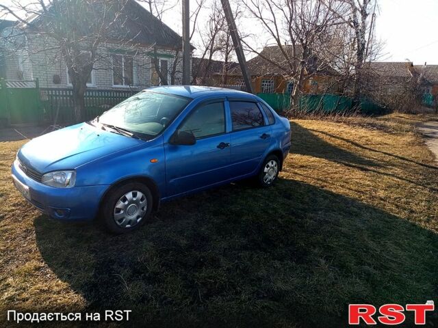 Синий ВАЗ Lada Kalina, объемом двигателя 1.6 л и пробегом 200 тыс. км за 2400 $, фото 2 на Automoto.ua