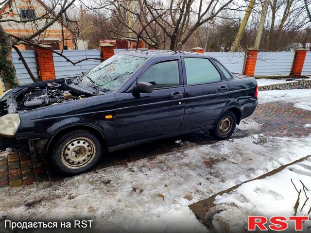 Черный ВАЗ Lada Priora, объемом двигателя 1.6 л и пробегом 250 тыс. км за 1550 $, фото 5 на Automoto.ua