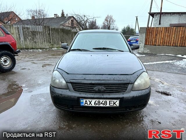 Черный ВАЗ Priora, объемом двигателя 1.6 л и пробегом 150 тыс. км за 1450 $, фото 1 на Automoto.ua