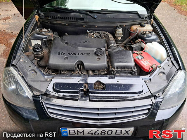 Черный ВАЗ Priora, объемом двигателя 1.6 л и пробегом 240 тыс. км за 2600 $, фото 6 на Automoto.ua