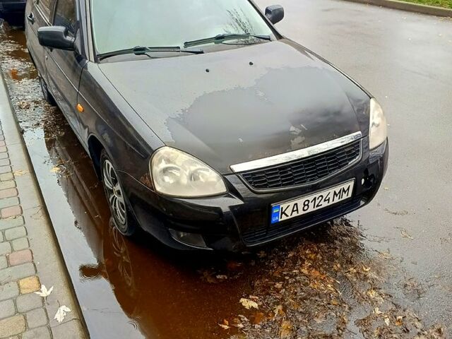 Черный ВАЗ Priora, объемом двигателя 1.6 л и пробегом 197 тыс. км за 2100 $, фото 2 на Automoto.ua