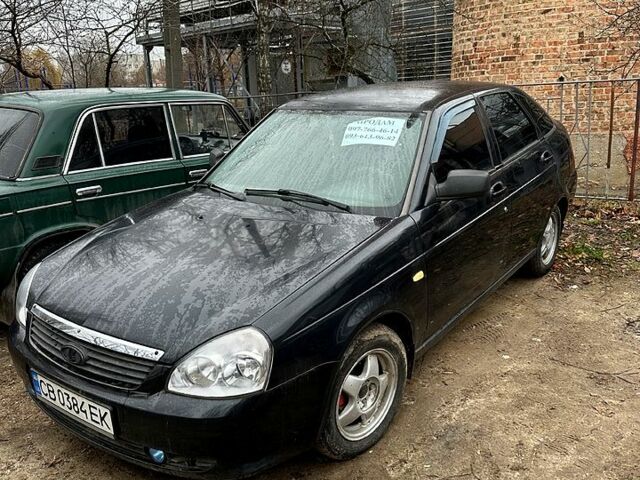 Черный ВАЗ Priora, объемом двигателя 1.6 л и пробегом 200 тыс. км за 2600 $, фото 3 на Automoto.ua