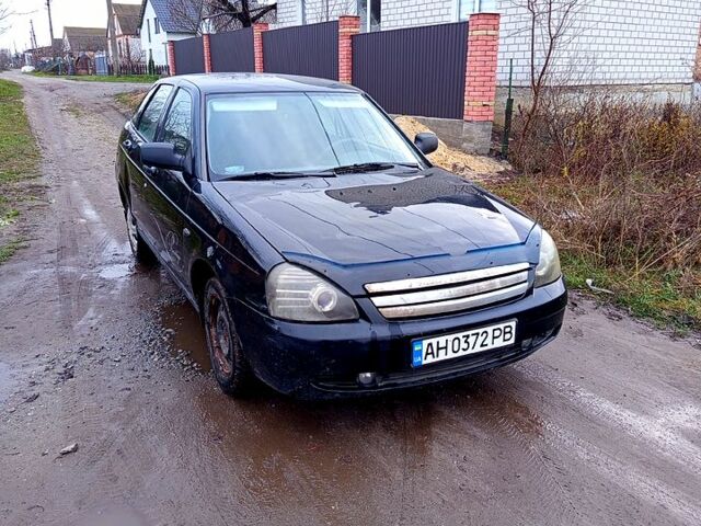 Черный ВАЗ Priora, объемом двигателя 1.6 л и пробегом 0 тыс. км за 1300 $, фото 5 на Automoto.ua