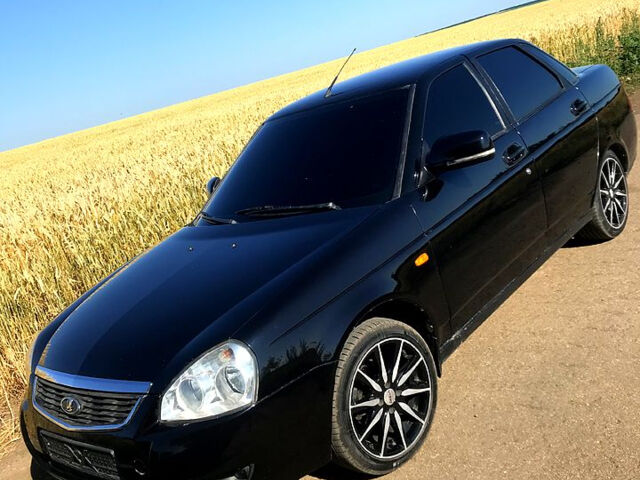 Черный ВАЗ Priora, объемом двигателя 1.6 л и пробегом 147 тыс. км за 4400 $, фото 4 на Automoto.ua