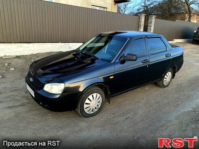 Черный ВАЗ Priora, объемом двигателя 1.6 л и пробегом 185 тыс. км за 1850 $, фото 1 на Automoto.ua