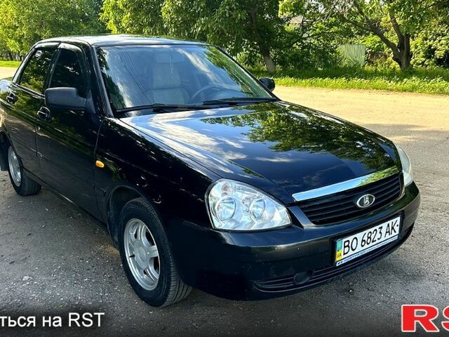 Черный ВАЗ Priora, объемом двигателя 1.6 л и пробегом 106 тыс. км за 2900 $, фото 1 на Automoto.ua