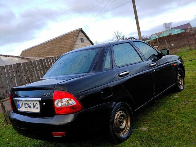 Черный ВАЗ Priora, объемом двигателя 1.6 л и пробегом 170 тыс. км за 2300 $, фото 2 на Automoto.ua