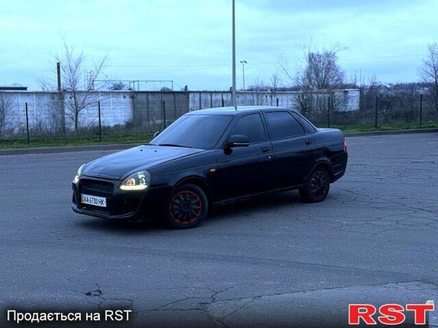 Черный ВАЗ Priora, объемом двигателя 1.6 л и пробегом 210 тыс. км за 2700 $, фото 2 на Automoto.ua