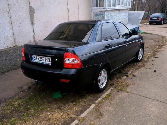 Черный ВАЗ Priora, объемом двигателя 1.6 л и пробегом 130 тыс. км за 3500 $, фото 1 на Automoto.ua