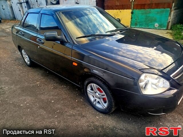 Черный ВАЗ Priora, объемом двигателя 1.6 л и пробегом 142 тыс. км за 2450 $, фото 1 на Automoto.ua