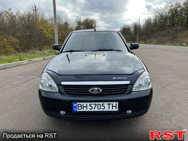 Черный ВАЗ Priora, объемом двигателя 1.6 л и пробегом 105 тыс. км за 4000 $, фото 1 на Automoto.ua