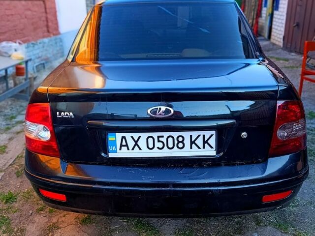 Чорний ВАЗ Priora, об'ємом двигуна 1.6 л та пробігом 224 тис. км за 1520 $, фото 4 на Automoto.ua