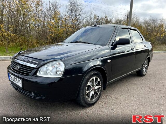Черный ВАЗ Priora, объемом двигателя 1.6 л и пробегом 105 тыс. км за 4000 $, фото 3 на Automoto.ua
