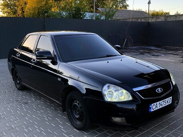 Черный ВАЗ Priora, объемом двигателя 1.6 л и пробегом 350 тыс. км за 2600 $, фото 3 на Automoto.ua