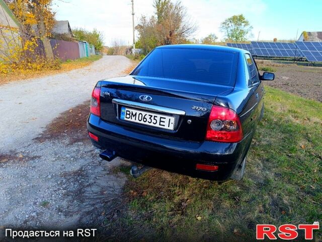 Черный ВАЗ Priora, объемом двигателя 1.6 л и пробегом 153 тыс. км за 3500 $, фото 1 на Automoto.ua
