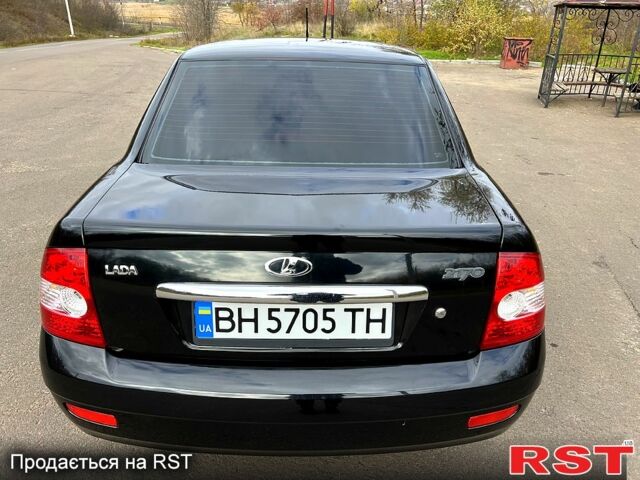 Черный ВАЗ Priora, объемом двигателя 1.6 л и пробегом 105 тыс. км за 4000 $, фото 5 на Automoto.ua