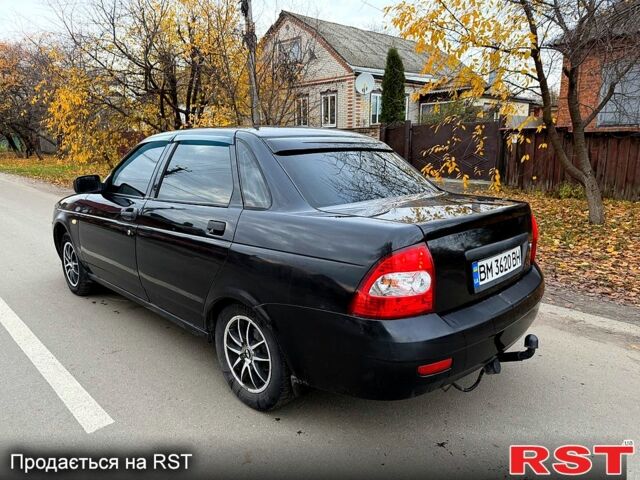 Черный ВАЗ Priora, объемом двигателя 1.6 л и пробегом 185 тыс. км за 2250 $, фото 2 на Automoto.ua
