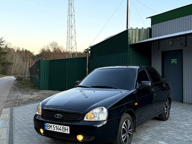Черный ВАЗ Priora, объемом двигателя 1.6 л и пробегом 131 тыс. км за 3450 $, фото 1 на Automoto.ua
