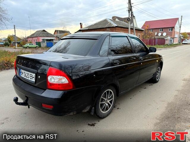 Черный ВАЗ Priora, объемом двигателя 1.6 л и пробегом 185 тыс. км за 2250 $, фото 3 на Automoto.ua