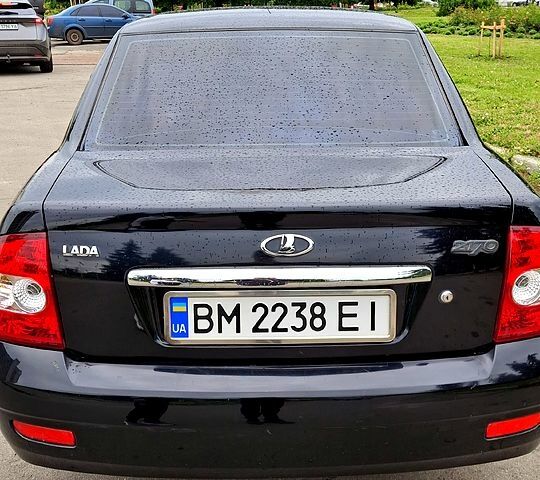 Черный ВАЗ Priora, объемом двигателя 1.6 л и пробегом 303 тыс. км за 3900 $, фото 3 на Automoto.ua