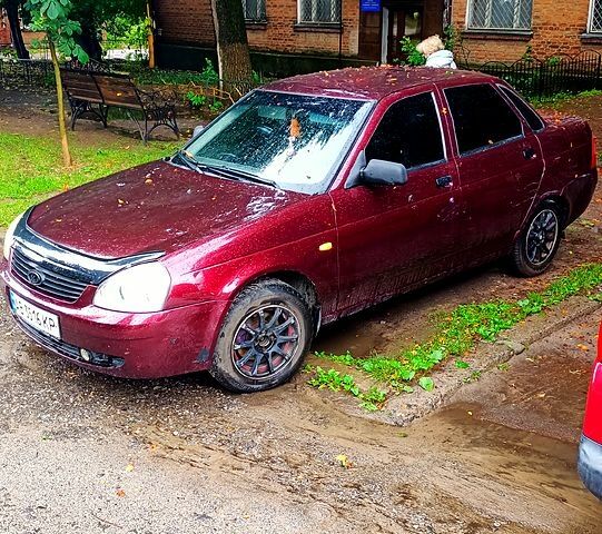 Червоний ВАЗ Priora, об'ємом двигуна 1.6 л та пробігом 196 тис. км за 1600 $, фото 5 на Automoto.ua