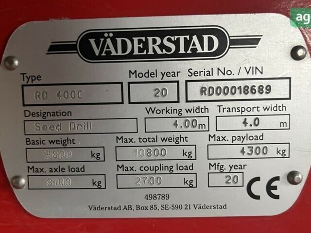 Вадерстад Репід, об'ємом двигуна 0 л та пробігом 0 тис. км за 69782 $, фото 9 на Automoto.ua