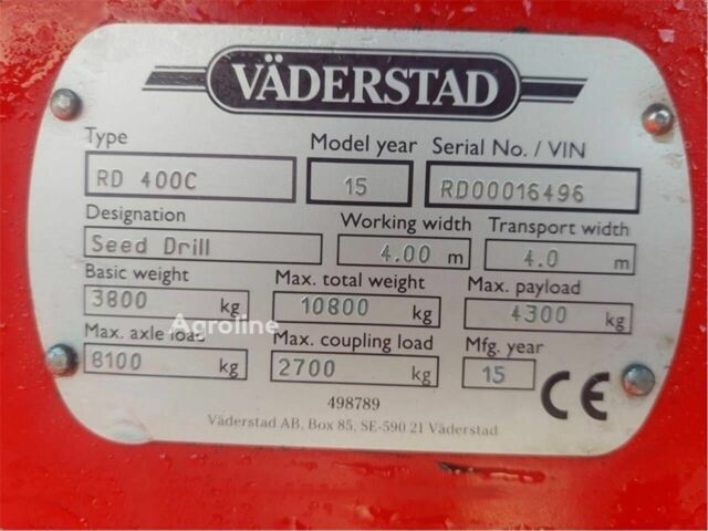 Вадерстад Другая, об'ємом двигуна 0 л та пробігом 0 тис. км за 55195 $, фото 14 на Automoto.ua