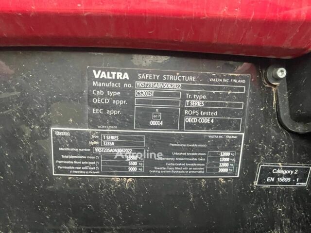 Красный Valtra Другая, объемом двигателя 0 л и пробегом 0 тыс. км за 110601 $, фото 13 на Automoto.ua