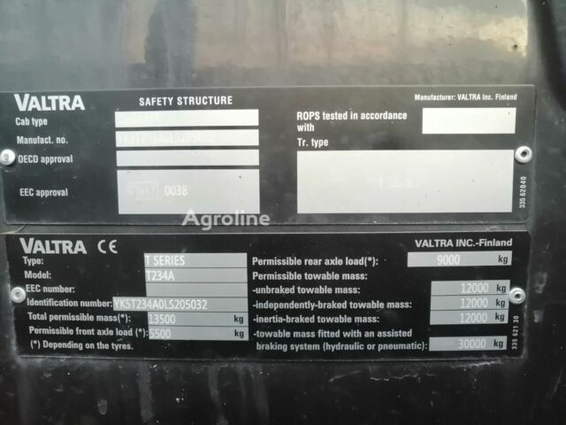 Valtra T234, об'ємом двигуна 0 л та пробігом 0 тис. км за 88682 $, фото 6 на Automoto.ua